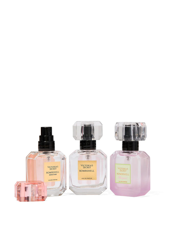 3-Stycken Bombshell Mini Eau de Parfum Presentpaket med Exklusiv Bombshell Bouquet