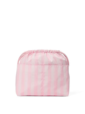Iconic Stripe Rosa Sminkväska